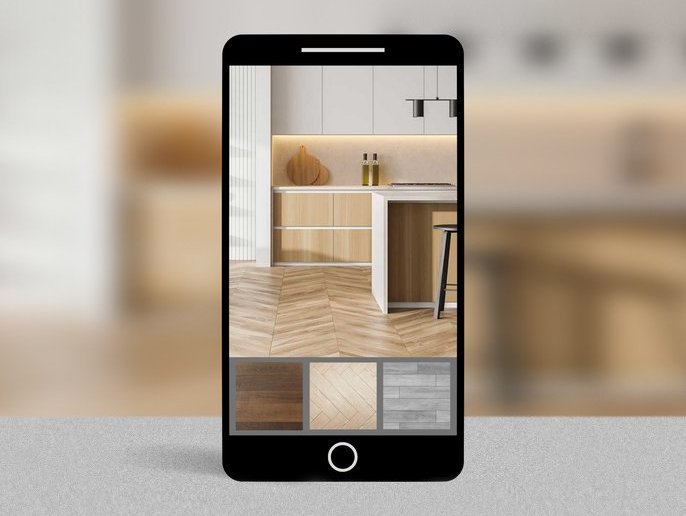 Roomvo App for visualizing floors at home